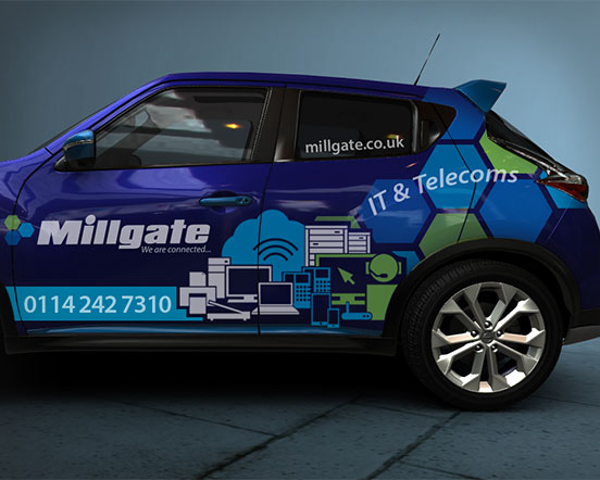 Company Car Decal