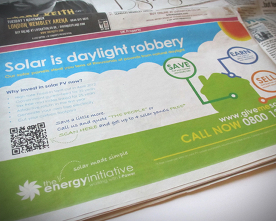 The Energy Initiative Newspaper Advert published in the Peoples Newspaper (Sept-Oct 2011)